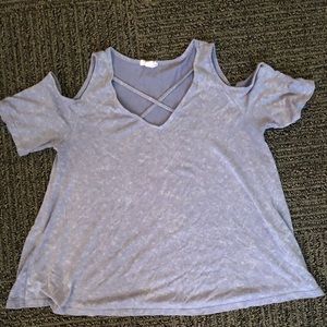 T-Shirt with Cut Outs (barely worn)